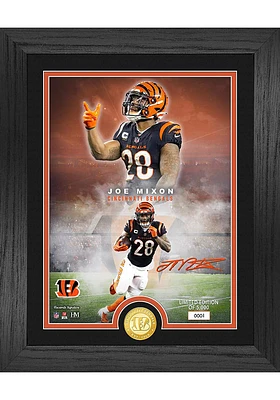 Joe Mixon Cincinnati Bengals Legends Bronze Coin and Photo Plaque