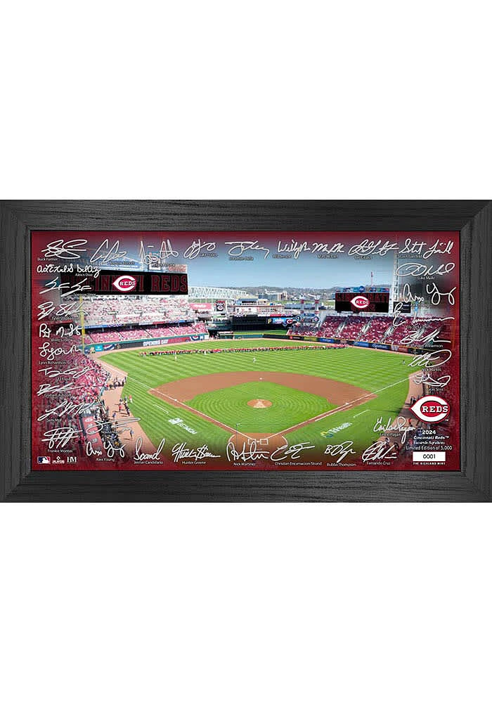 Cincinnati Reds 2024 Signature Field Plaque