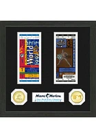 Miami Marlins World Series Ticket Collection Plaque