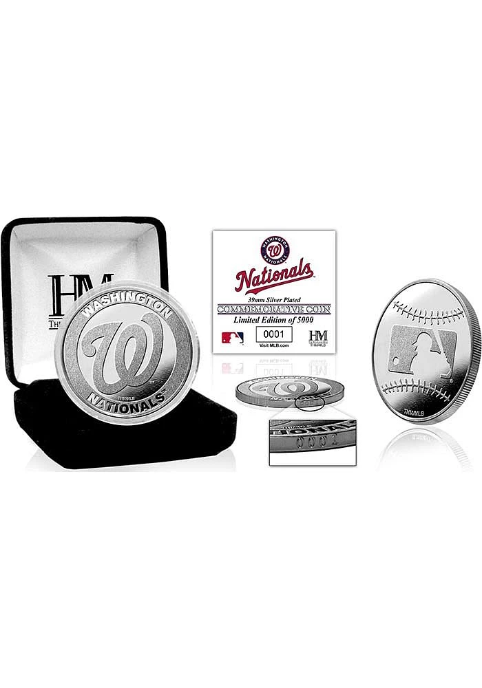 Washington Nationals Silver Mint Collectible Coin