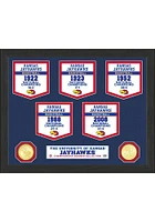 Kansas Jayhawks National Champions Banner Collection Plaque