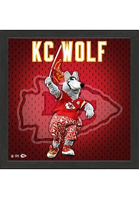 Kansas City Chiefs Impact Jersey Logo Picture Frame - Red