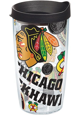 Chicago Blackhawks All Over Wrap Tumbler - Red