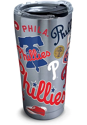 Tervis Tumblers Philadelphia Phillies All-Over 20oz Stainless Steel Tumbler - Silver