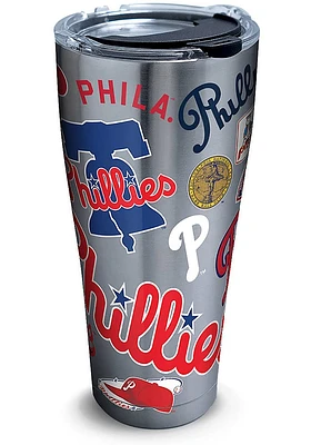 Tervis Tumblers Philadelphia Phillies All-Over 30oz Stainless Steel Tumbler - Silver