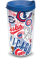 Chicago Cubs All Over Wrap Tumbler - Blue