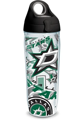 Dallas Stars All Over Wrap 24oz Water Bottle