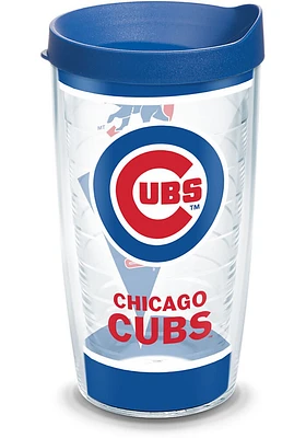 Chicago Cubs Batter Up Wrap Tumbler - Blue