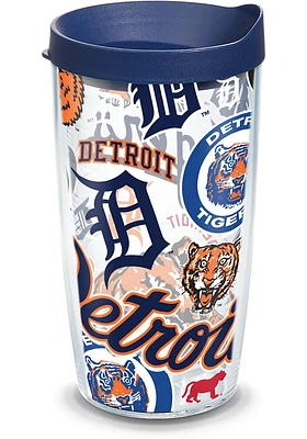 Detroit Tigers All Over Wrap Tumbler - Blue
