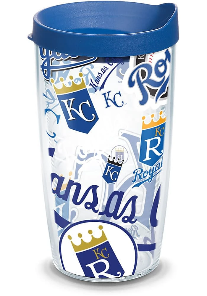 Kansas City Royals All Over Wrap Tumbler - Blue