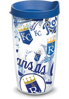 Kansas City Royals All Over Wrap Tumbler - Blue