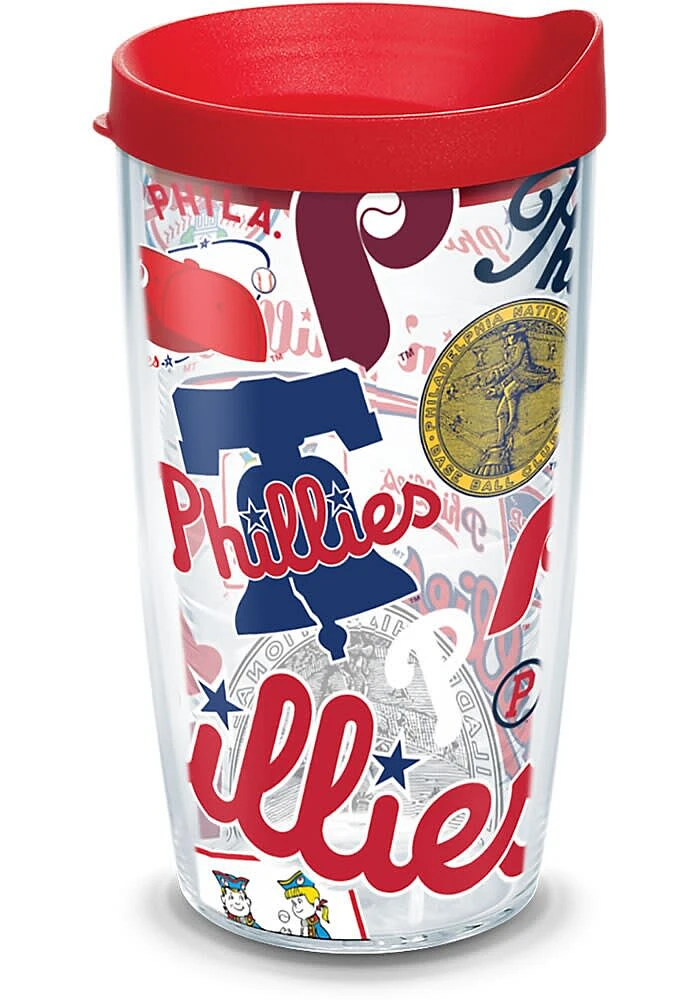 Philadelphia Phillies All Over Wrap Tumbler - Red