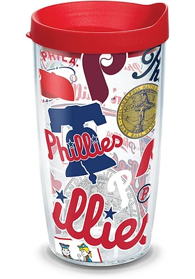Philadelphia Phillies All Over Wrap Tumbler - Red