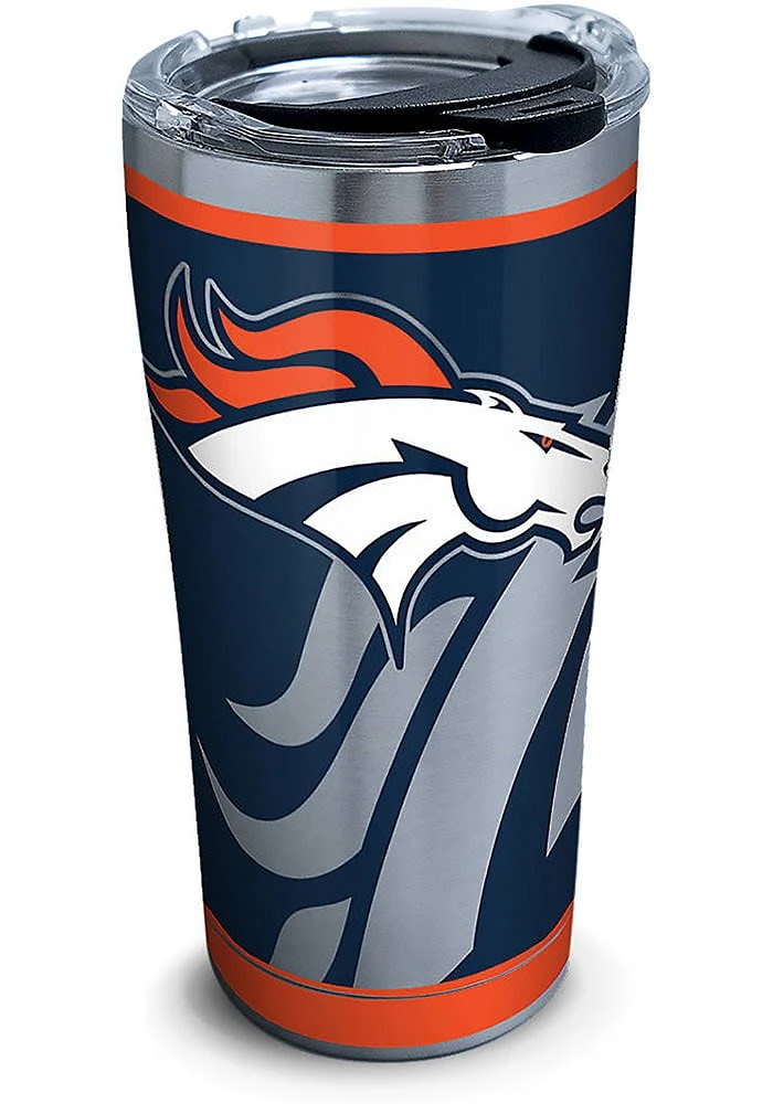 Tervis Tumblers Denver Broncos Rush 20oz Stainless Steel Tumbler - Navy Blue
