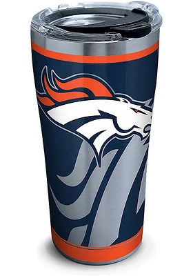 Tervis Tumblers Denver Broncos Rush 20oz Stainless Steel Tumbler - Navy Blue