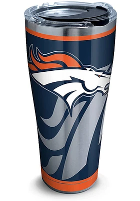 Tervis Tumblers Denver Broncos Rush 30oz Stainless Steel Tumbler - Navy Blue