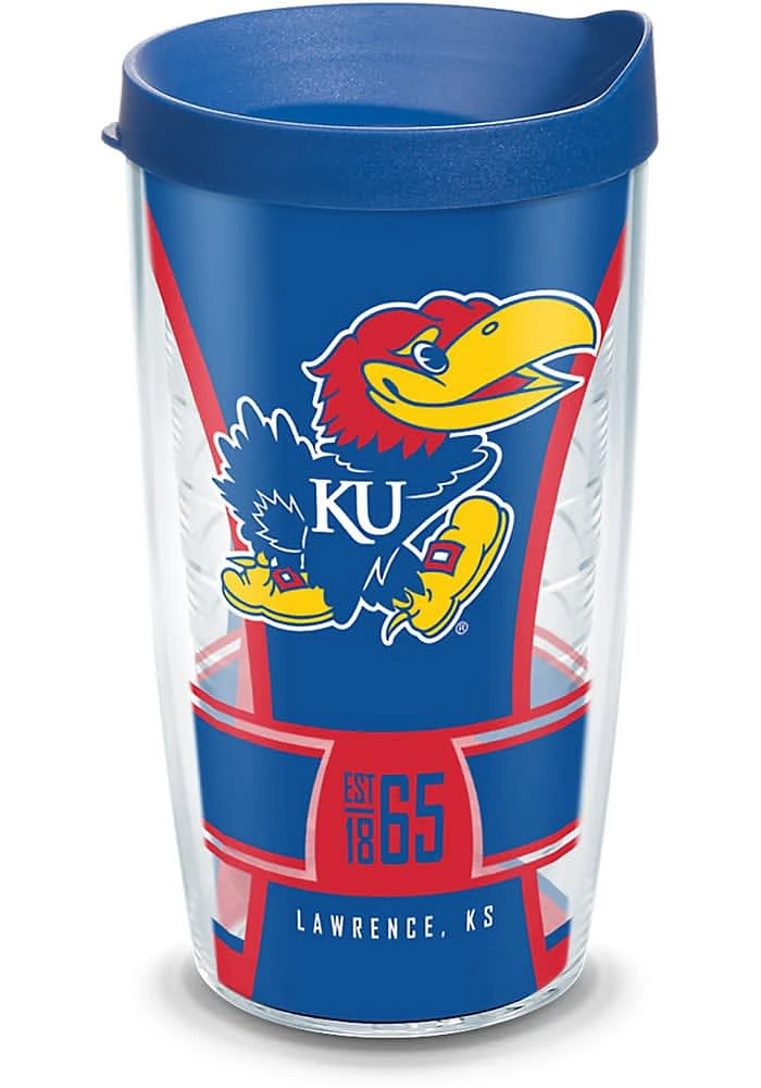 Kansas Jayhawks 16oz Spirit Tumbler - Blue