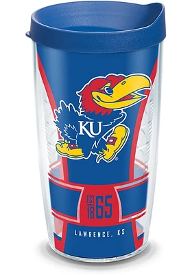 Kansas Jayhawks 16oz Spirit Tumbler - Blue