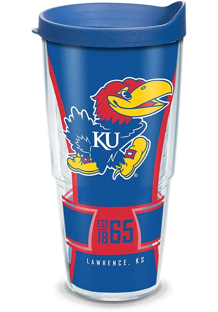Kansas Jayhawks 24oz Spirit Tumbler - Blue
