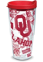 Oklahoma Sooners 24oz All Over Tumbler - Red