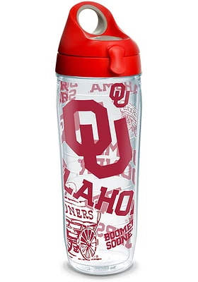Oklahoma Sooners 24oz All Over Water Bottle