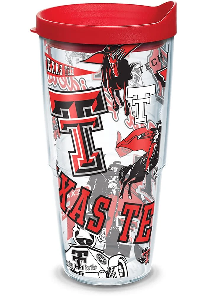 Texas Tech Red Raiders 24oz All Over Tumbler - Red