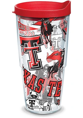 Texas Tech Red Raiders 24oz All Over Tumbler - Red