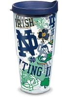 Notre Dame Fighting Irish 24oz All Over Tumbler - Navy Blue
