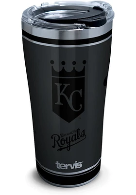 Tervis Tumblers Kansas City Royals 20oz Blackout Stainless Steel Tumbler - Black