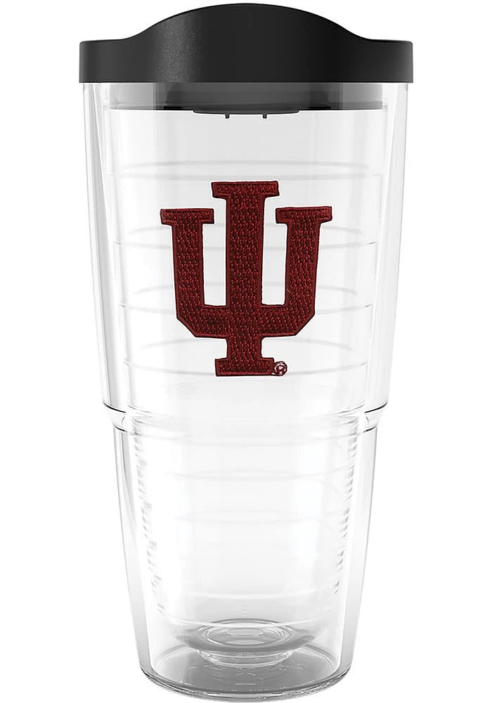 Indiana Hoosiers 24 oz Clear Tumbler