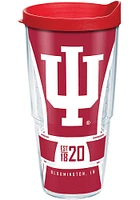 Indiana Hoosiers 24 oz Spirit Clear Tumbler