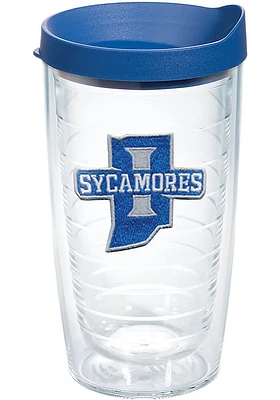 Indiana State Sycamores 16oz Clear Tumbler