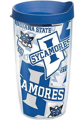 Indiana State Sycamores oz All Over Tumbler