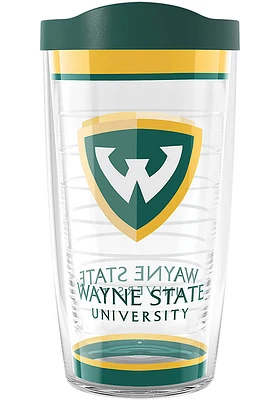Wayne State Warriors 16 oz Tradition Tumbler - Green