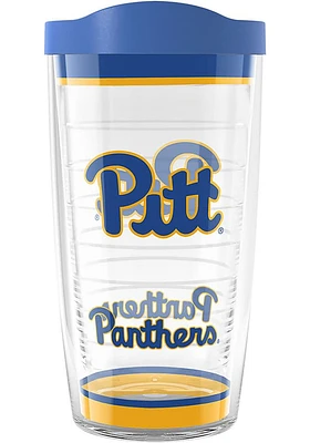Pitt Panthers 16 oz Tradition Tumbler - Gold