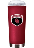 Oklahoma Sooners 18oz Roadie Flat Top Stainless Steel Tumbler - Red