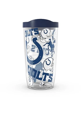 Indianapolis Colts 16oz All Over Wrap Tumbler - Blue