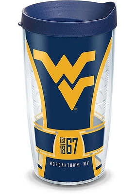 West Virginia Mountaineers 16oz Spirit Tumbler - Blue