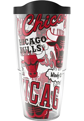 Chicago Bulls 24oz All Over Wrap Tumbler - Red