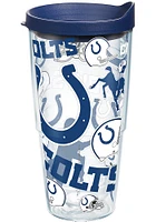 Indianapolis Colts 24oz All Over Wrap Tumbler - Blue
