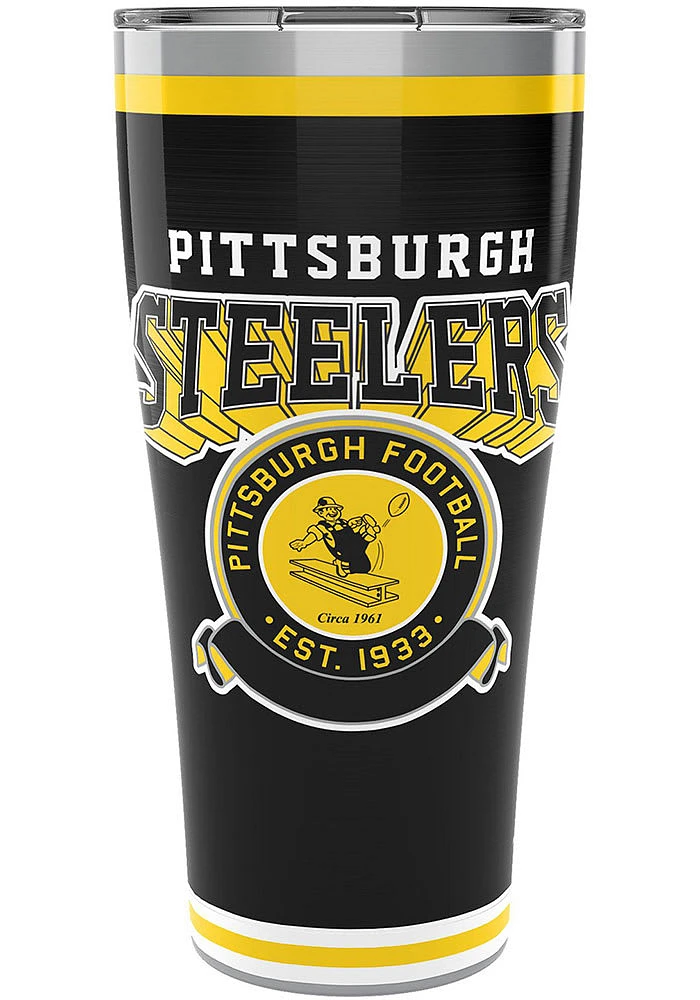 Tervis Tumblers Pittsburgh Steelers 30oz Retro Stainless Steel Tumbler - Black