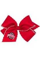 Ohio State Buckeyes Large Moonstitch Kids Hair Barrette