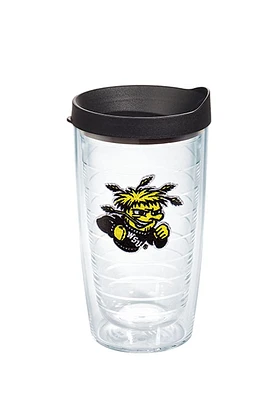 Wichita State Shockers 16oz Clear Tumbler