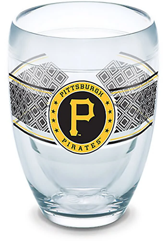 Pittsburgh Pirates Reserve Wrap Stemless Wine Glass - Black