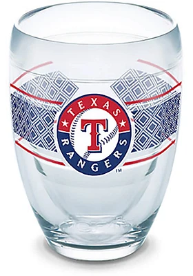 Texas Rangers Reserve Wrap Stemless Wine Glass - Blue