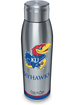 Kansas Jayhawks Tradition 17oz Stainless Steel Bottle - Silver