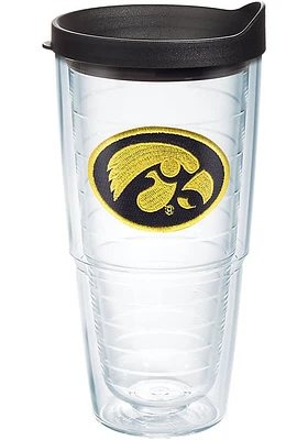 Iowa Hawkeyes 24oz Lid Clear Tumbler