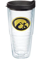 Iowa Hawkeyes 24oz Lid Clear Tumbler