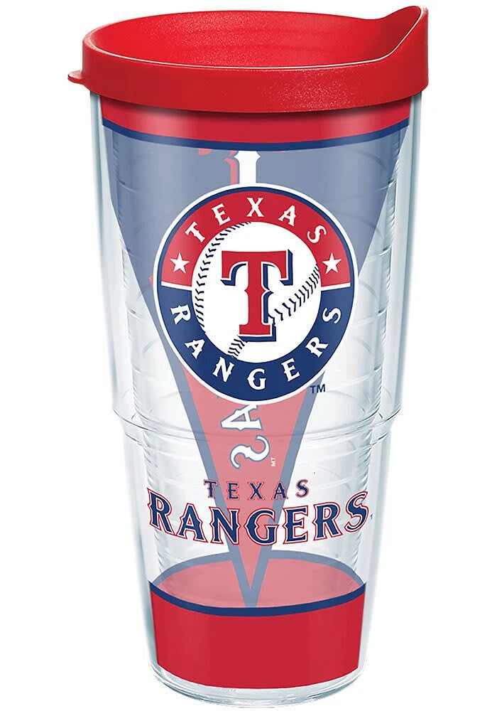 Texas Rangers Batter Up Wrap Design Tumbler - Red