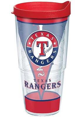 Texas Rangers Batter Up Wrap Design Tumbler - Red